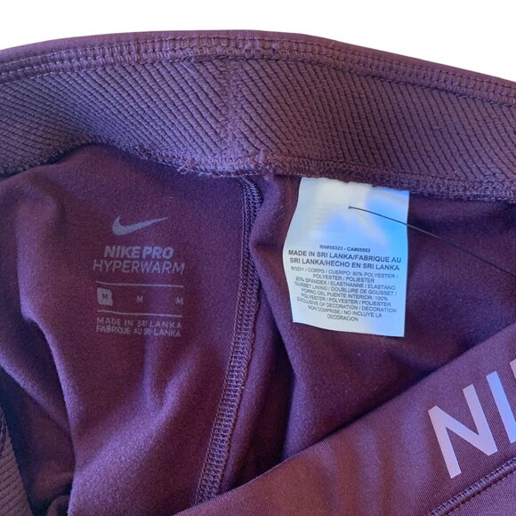 Nike Pro Hyperwarm Dri-FIT Leggings Womens Activewear Training Tights- M- NWT - Picture 11 of 12